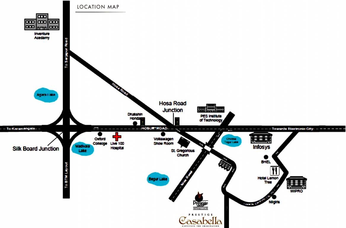 Prestige Casabella Location Map