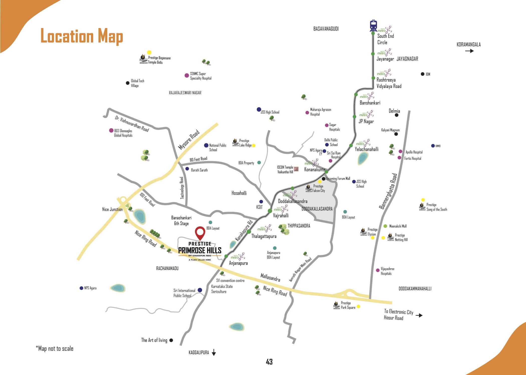 Prestige Primrose Hills Location Map