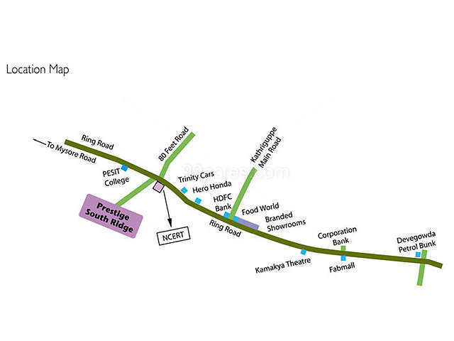 Prestige South Ridge Location Map