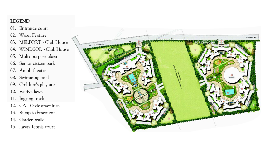 Prestige Sunrise Park - Apartments Master Plan